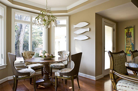 breakfast nook designed by Lorna Gross-Bryant