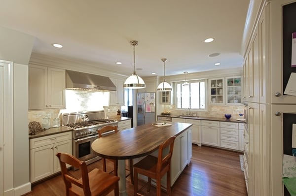 finished custom kitchen design in arlington va