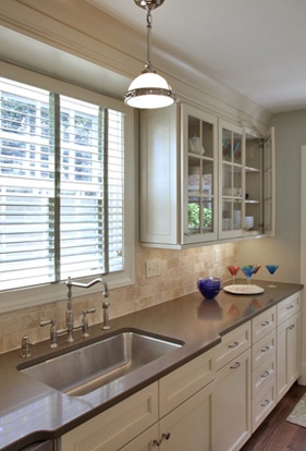 arlington kitchen remodel with silestone countertop