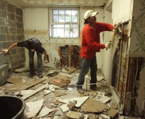 kitchen demolition