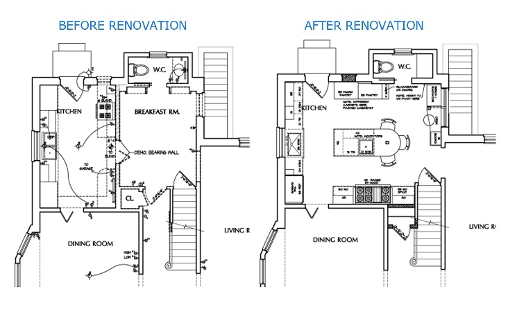 arlington kitchen remodel and reconfigure