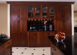cherry wood kitchen remodel spring valley dc