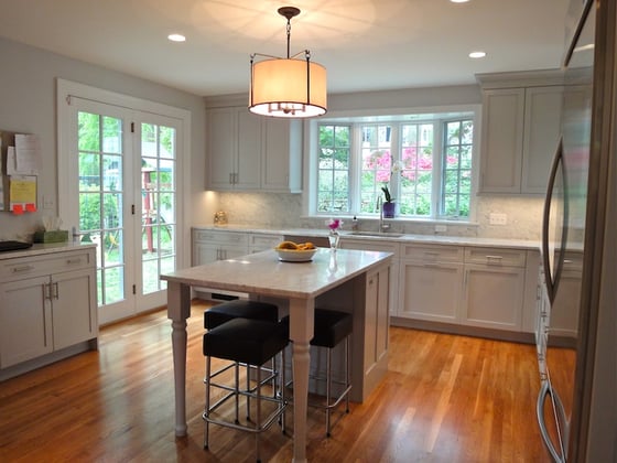 gray kitchen by gilday renovations chevy chase maryland