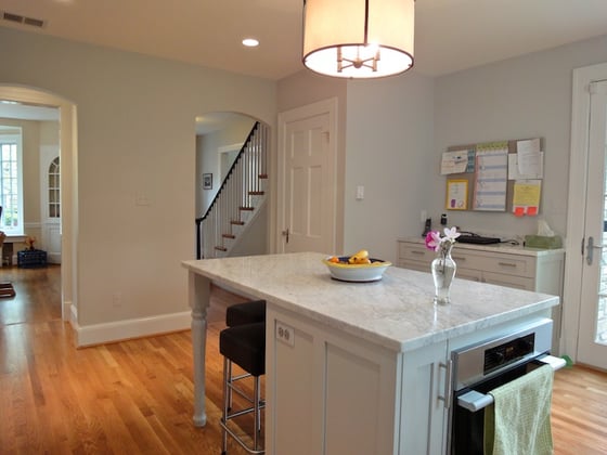 gray kitchen breakfast room addition by gilday renovations in chevy chase