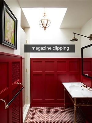 powder room with tall wainscot from luxury home magazine inspiration for powder room remodel