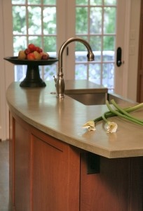 kitchen remodleing with concrete countertop
