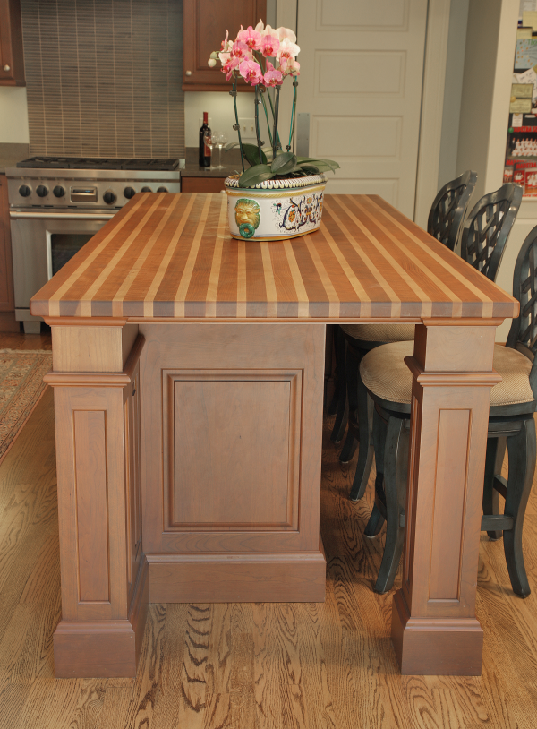 kitchen remodeling with butcher block  countertop