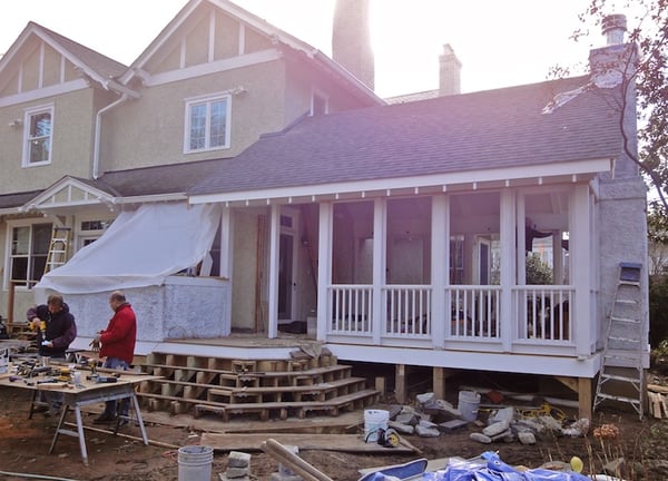 DSC02714 luxury porch design under construction