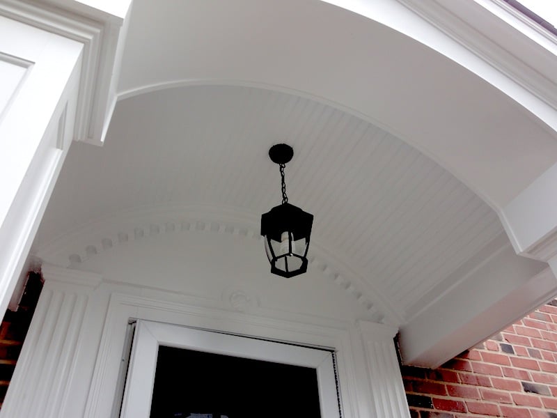 detail of trim work by gilday renovations