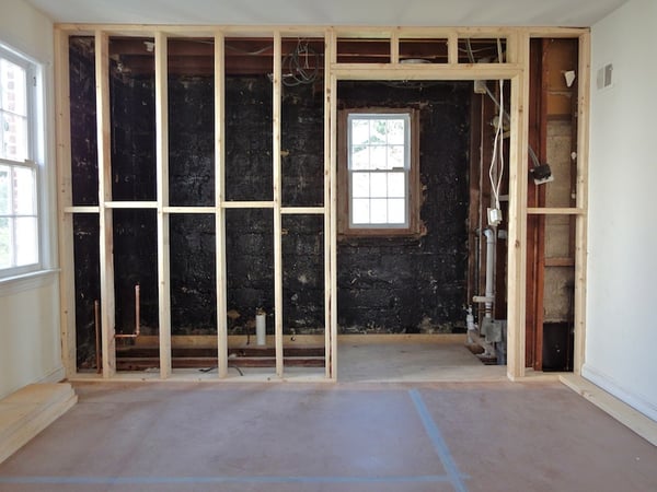 gilday renovations bath in progress master bathroom remodeling in progress washington dc