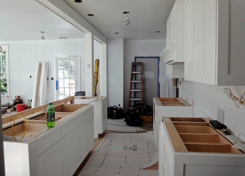 KITCHEN ADDITION INTERIOR CONSTRUCTION