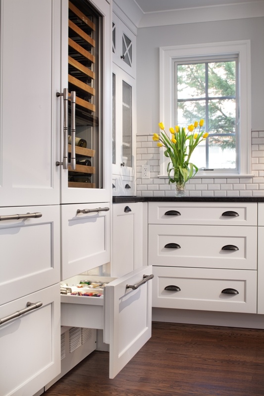 specialty kitchen cabinet chiller drawer