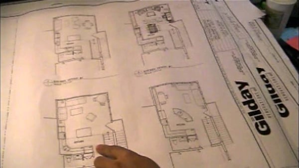 KITCHEN DESIGN OPTIONS ONE THROUGH FOUR GILDAY RENOVATIONS design plan showing four options