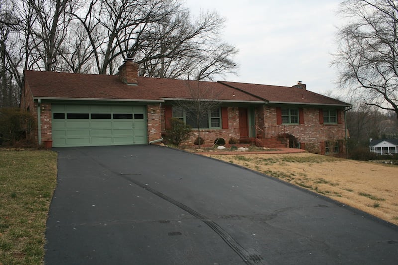 60's rancher BEFORE whole house renovation.