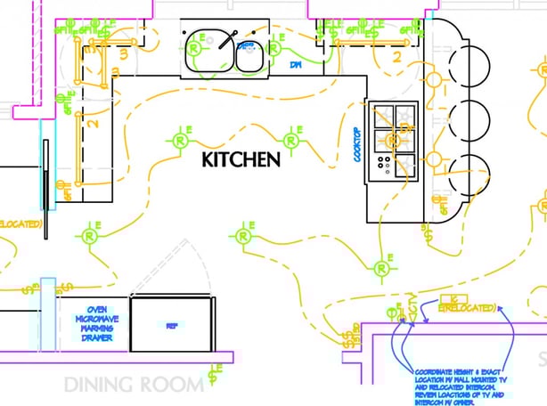 U-SHAPED KITCHEN LAYOUT IN BETHESDA BY GILDAY RENOVATIONS