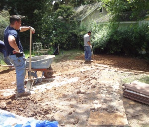 backyard-rain-garden-in-progress