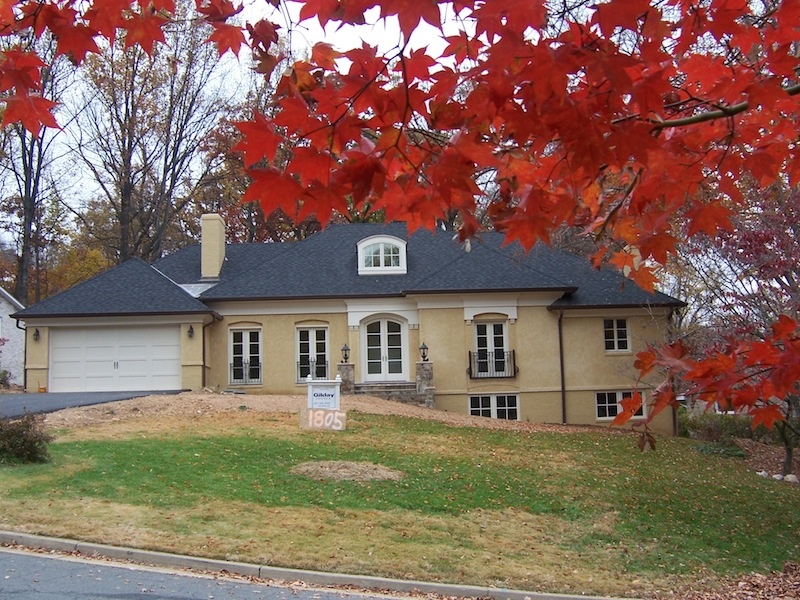 completed whole house renovation in French Country style