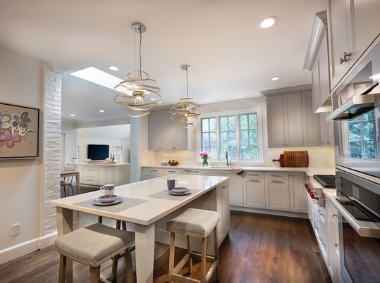 Transforming Tradition: A Modern Kitchen and Powder Room Renovation