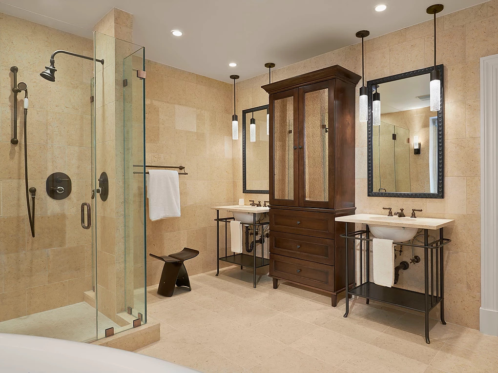 Angled View of Master Bath