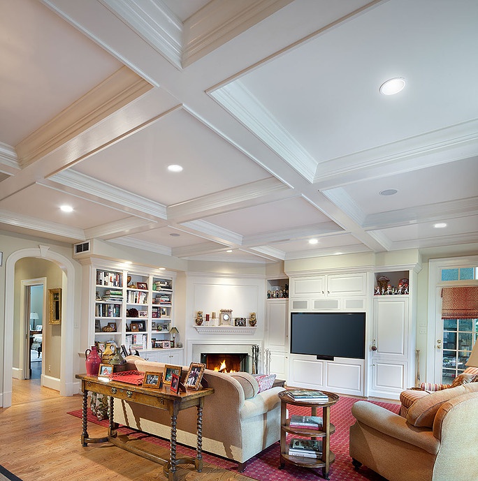 Family Room with Built-Ins