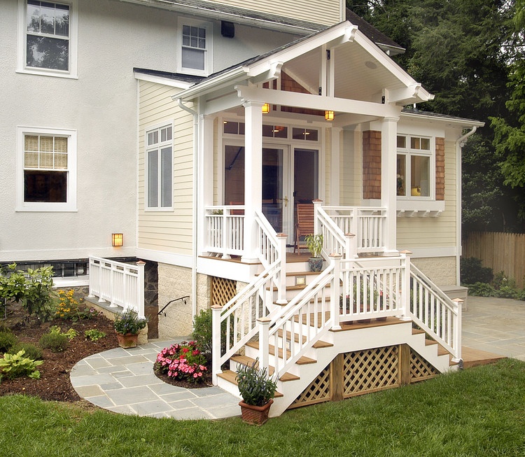 Rear Entrance and Porch