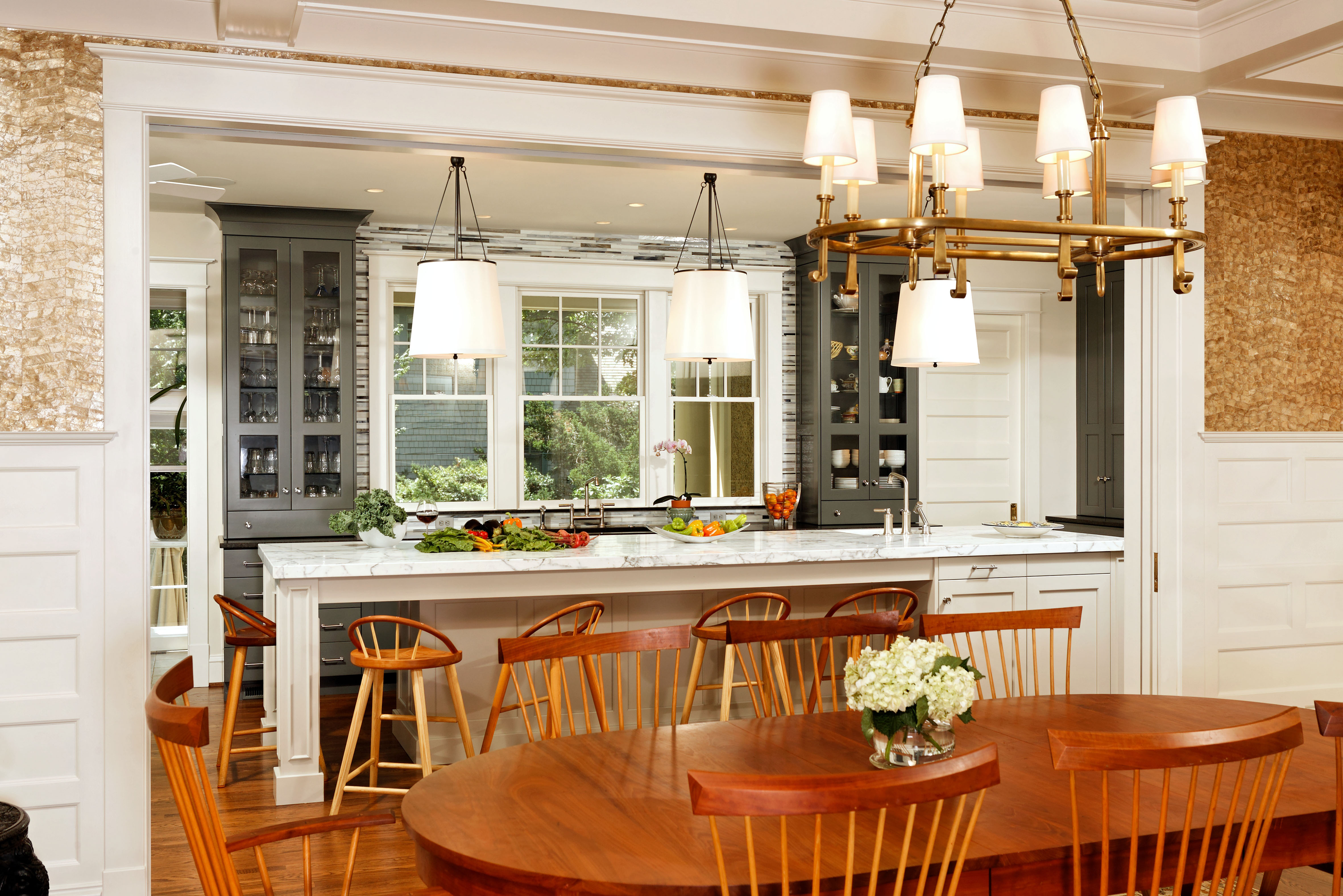 View into Dining Room from Kitchen