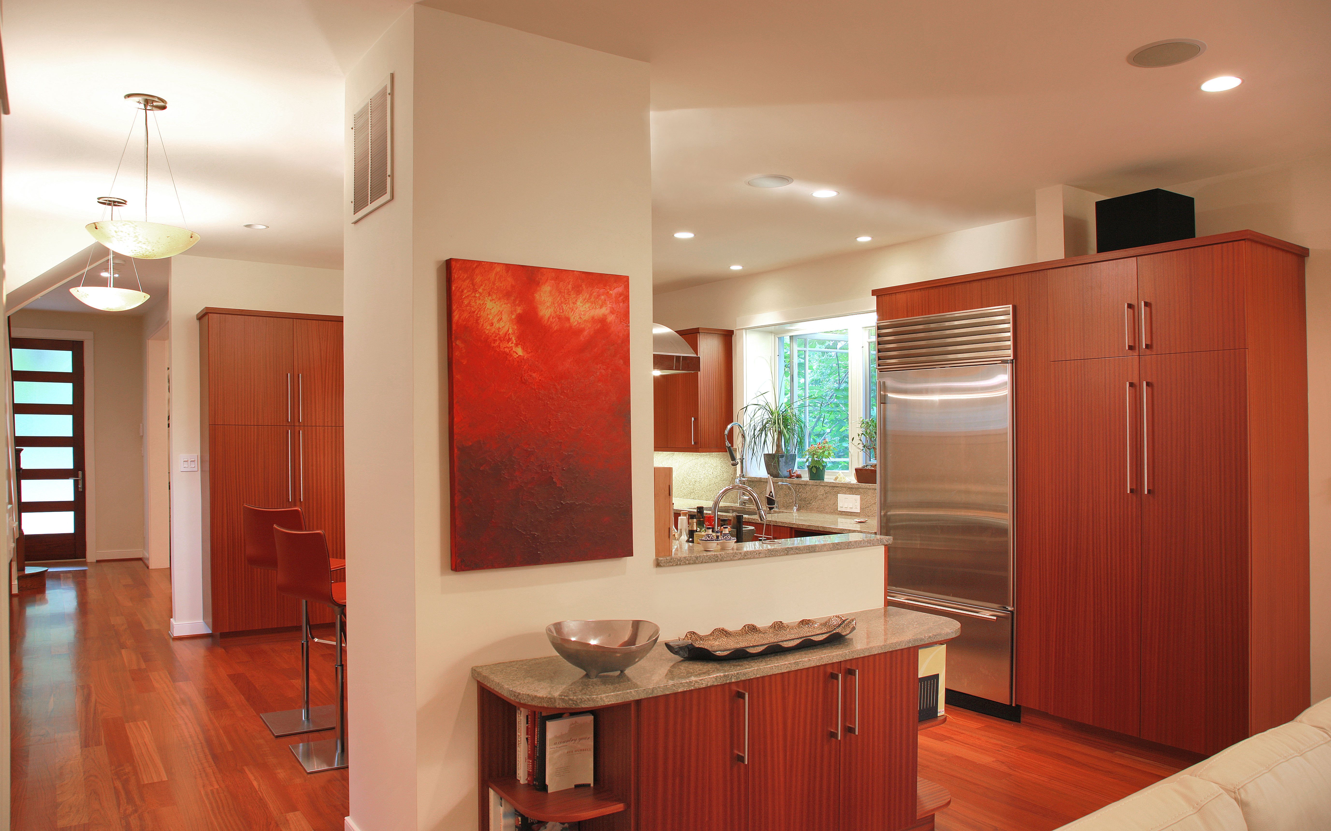 Leading into Kitchen from Family Room