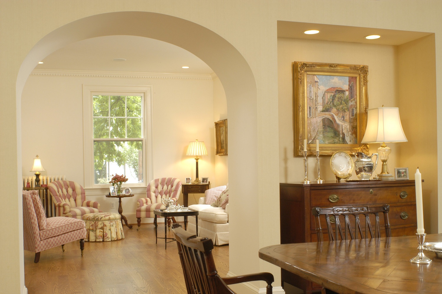 View from Dining Room into Sitting Area