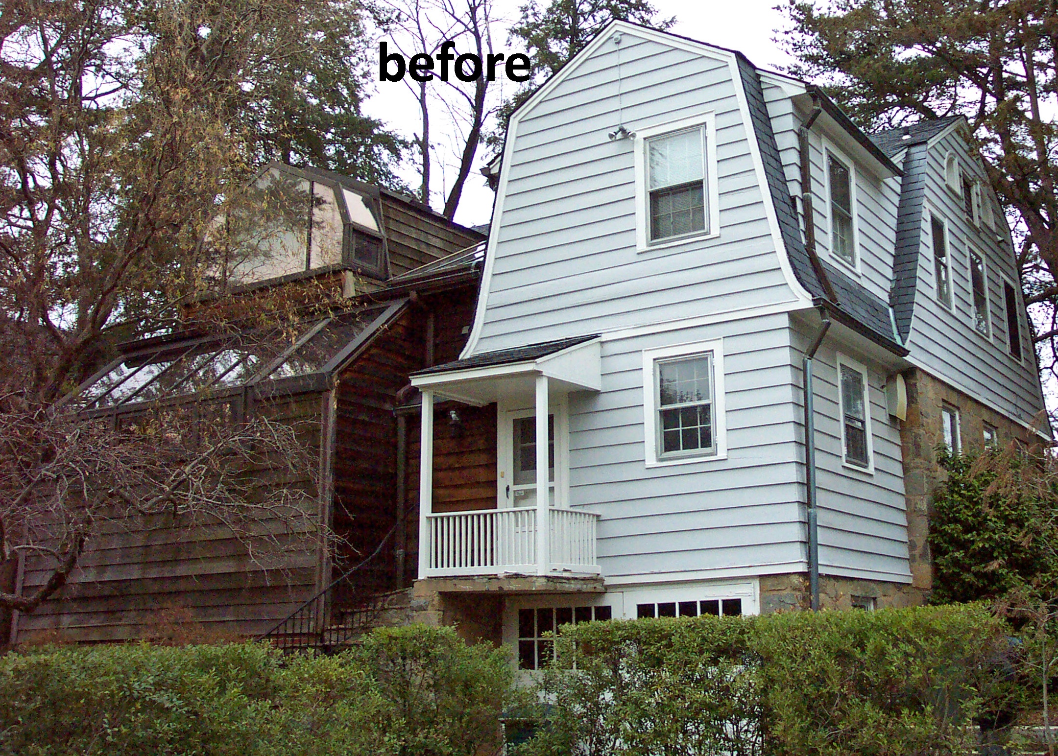 Porch Exterior Area Before