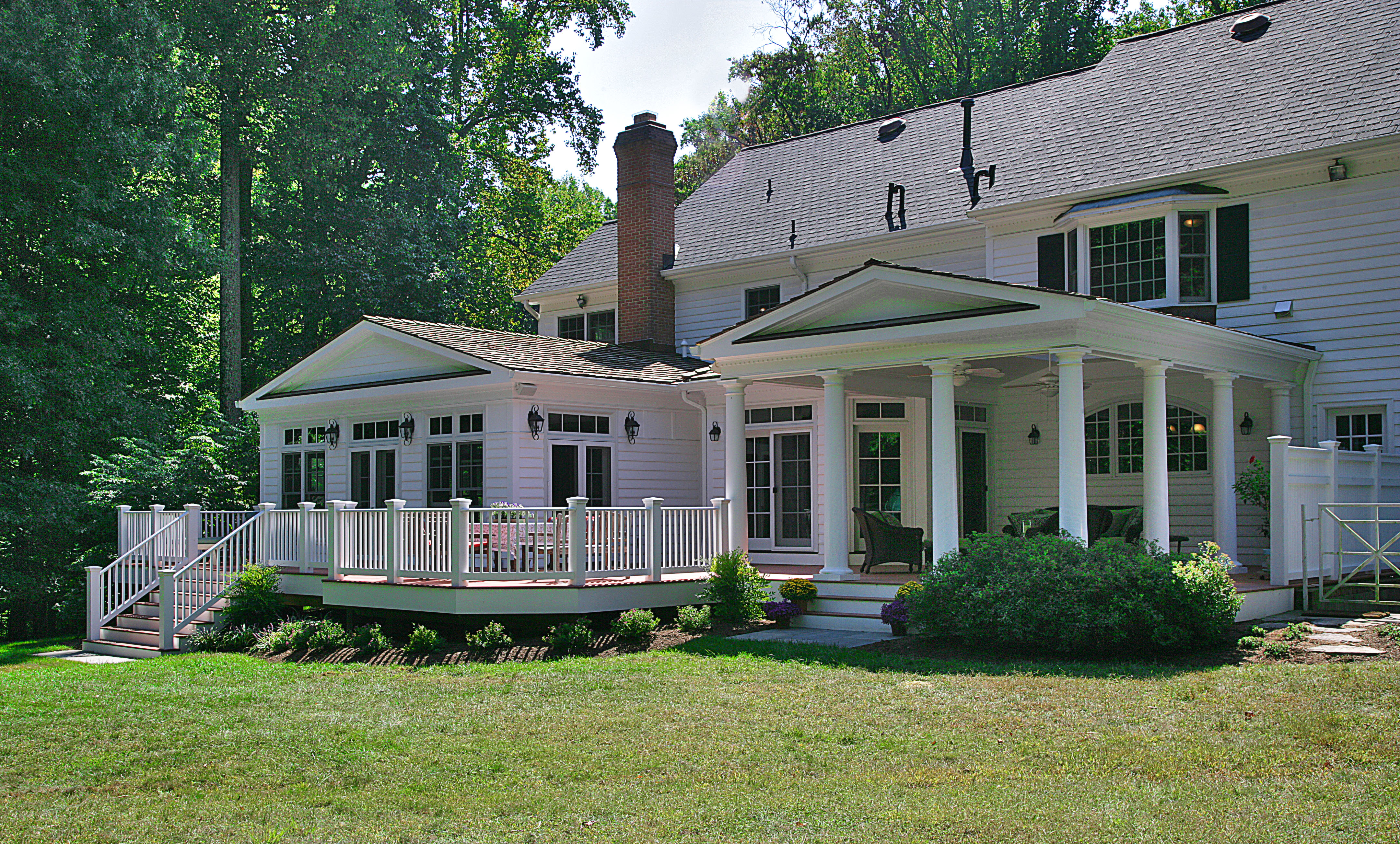 Porch and Deck Side View