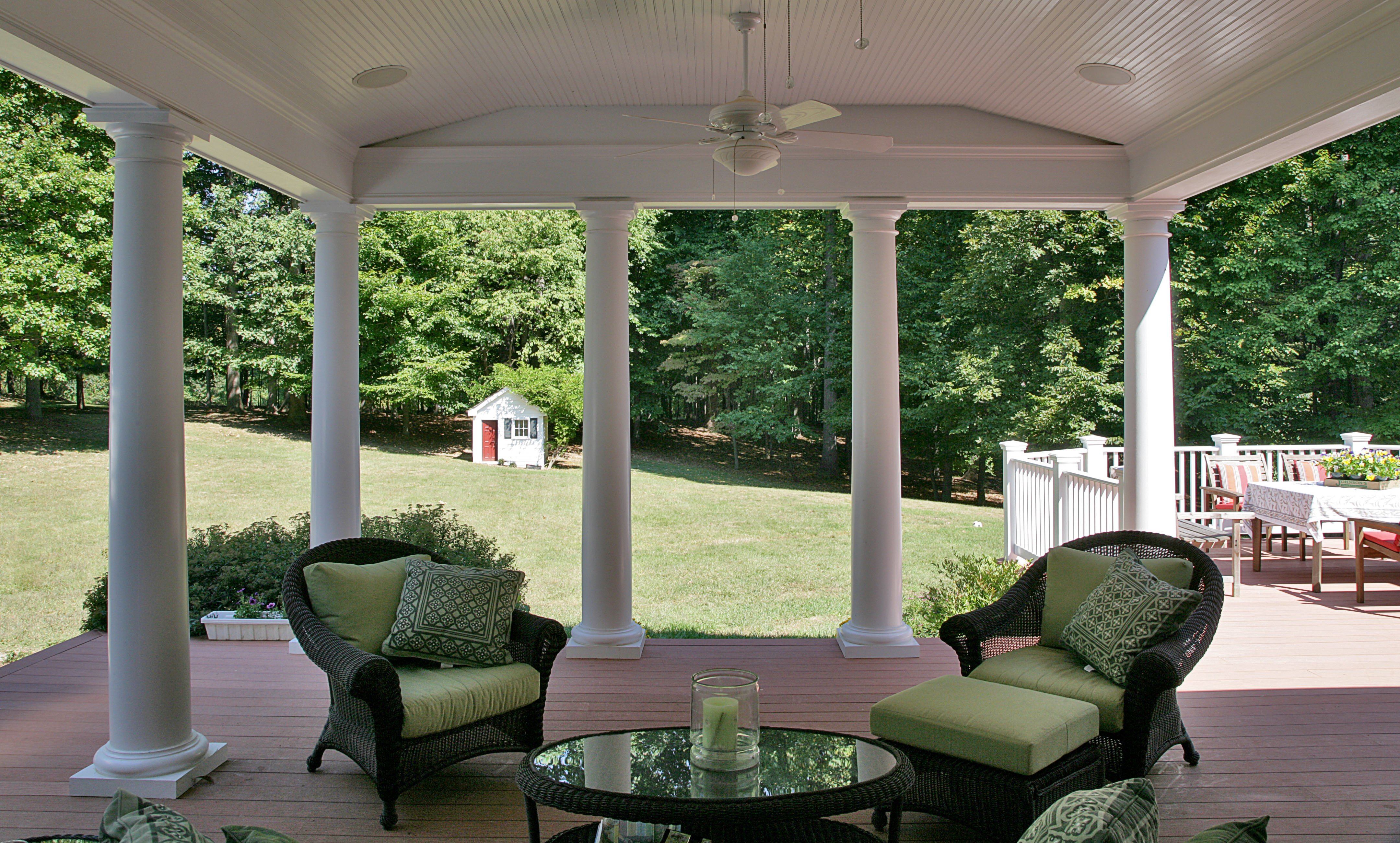 View to Backyard from Porch