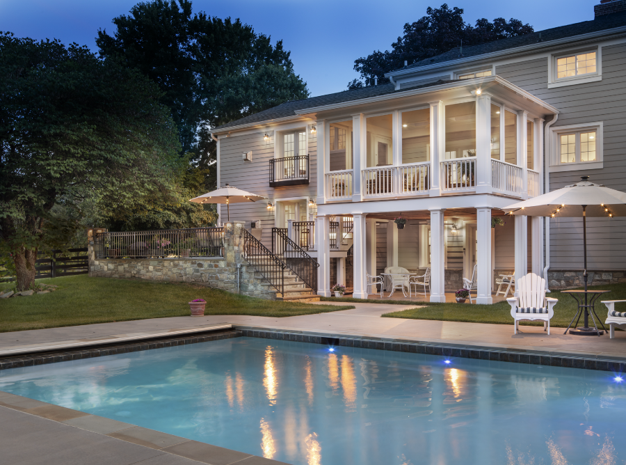 A National Award Winning Porch Design in Potomac Maryland