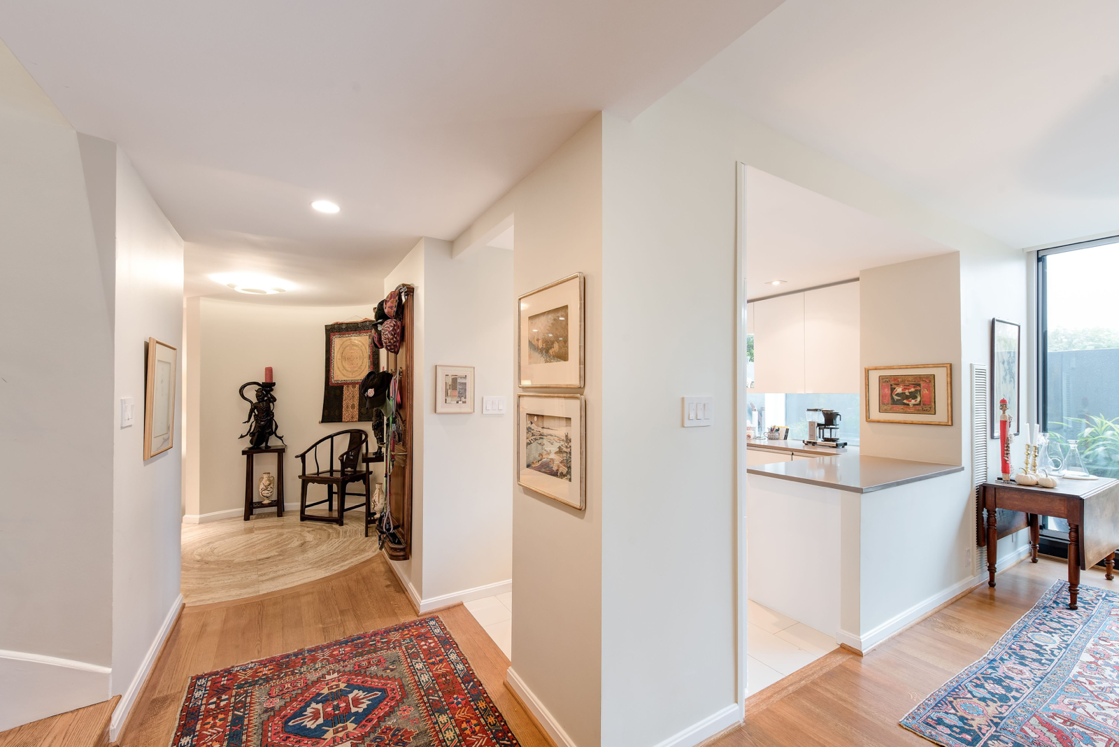 Front Hall and Kitchen